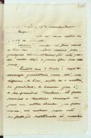 Cópia de carta de Manuel Teixeira Gomes para Francisco José Nobre