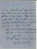 Carta de H. Gabriel da Silva para Manuel Teixeira Gomes