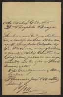 Carta de Florêncio José Mota para Teófilo Braga