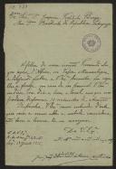 Carta de José Joaquim de Almeida Pimentel de Moura Coutinho a Teófilo Braga