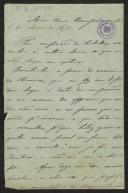 Carta de Anselmo de Morais para Teófilo Braga