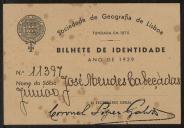 Bilhete de Identidade n.º 11397