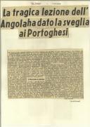 La tragica lezione dell'Angolaha dato la sveglia ai Potohesi