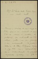 Carta de José Caeiro da Mata para Teófilo Braga