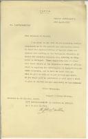 Cópia de carta de George Mounsey para João A. de Bianchi