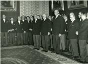 Fotografia de Américo Tomás durante as comemorações do 10 de Junho no Palácio de Belém