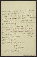 Carta de Luigi Siciliani a Teófilo Braga