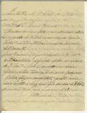 Carta de Joaquim Cercas para Manuel Teixeira Gomes