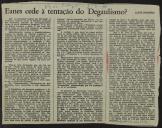 Eanes cede à tentação do Degaulismo?