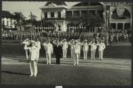 Fotografia de Craveiro Lopes, em Maputo (Lourenço Marques), por ocasião da visita de Estado que efetuou a Moçambique