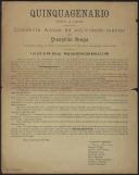 Quinquagenário - 1858 a 1908 - Cinquenta anos de actividade mental de Teófilo Braga