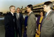 Visita de Ingvar Carlsson, Primeiro Ministro da Suécia, a Portugal