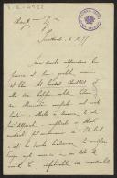 Carta de Arturo Farinelli a Teófilo Braga