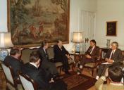 Visita do político russo Susinov (?) a Portugal