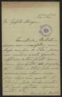 Carta de Ermelinda Batista a Teófilo Braga