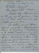 Carta de H. Gabriel da Silva para Manuel Teixeira Gomes