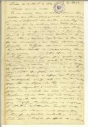 Carta de Teófilo Braga para Maria do Carmo Xavier de Barros Leite