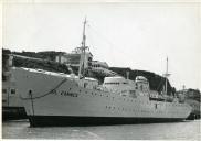 Fotografia do navio-hospital “Gil Eannes” nos Estaleiros Navais de Viana do Castelo