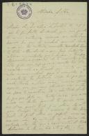 Carta de Ana Amália Martins da Cruz Xavier para Maria do Carmo Braga