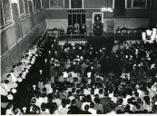 Fotografia de Américo Tomás na abertura do ano letivo da Universidade de Coimbra