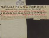 Aguardados por S. M. a Rainha Isabel II - acompanhada pelo Duque de Edimburgo - desembarcam hoje, às 12,30, em Westminster Pier o Chefe do Estado português e sua esposa que assim iniciam a sua visita oficial à Grã-Bretanha