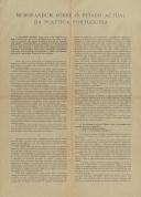 Memorandum sobre o estado actual da política portuguesa