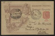 Bilhete-postal de Campos Lima a Teófilo Braga