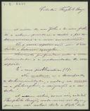 Carta de António Joaquim Dias Monteiro a Teófilo Braga