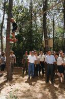 Visita a acampamento de escuteiros