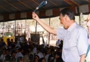 Visita a acampamento de escuteiros