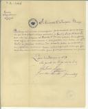 Carta de Augusto de Figueiredo, António Lopes, José dos Santos Guedes para Teófilo Braga