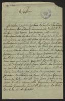 Carta de Júlio Rave Moudra a Teófilo Braga