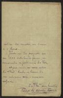 Carta de Pompílio Mendes Pessoa a Teófilo Braga