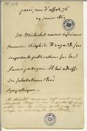 Carta de Jules Michelet a Teófilo Braga