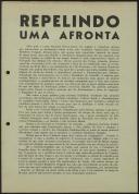 Repelindo uma afronta