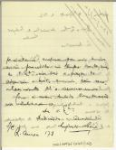 Carta de Augusto Soares para Manuel Teixeira Gomes