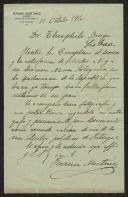 Carta de Fermín Martínez a Teófilo Braga