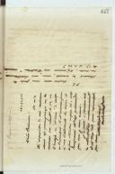 Cópia de carta de Manuel Teixeira Gomes para Mary Eristoff