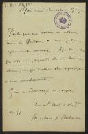 Carta de Anselmo de Andrade a Teófilo Braga