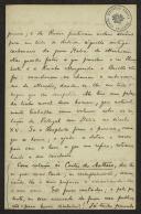 Carta de Joaquim de Araújo para Teófilo Braga