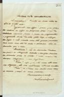 Cópia de carta de Manuel Teixeira Gomes