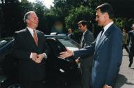 Visita de Jacques Santer a Portugal