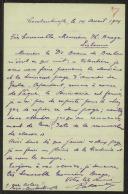 Carta de A. Galante a Teófilo Braga