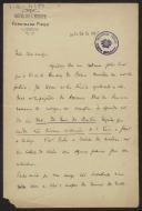 Carta de Edgar Prestage a Teófilo Braga