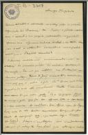 Carta de Adolfo Coelho a Teófilo Braga