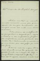 Carta de Afonso Vargas a Teófilo Braga