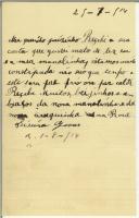 Carta de Ana Rosa Teixeira Gomes para Manuel Teixeira Gomes