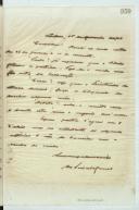 Cópia de carta de Manuel Teixeira Gomes