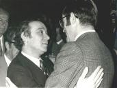 Fotografia de Ramalho Eanes com Raúl Solnado 