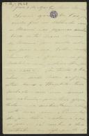 Carta de Maria do Carmo Braga para Teófilo Braga